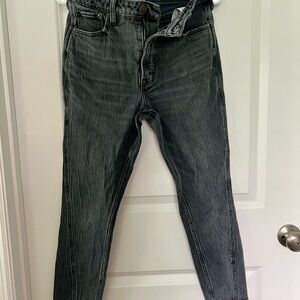 Abercrombie & Fitch Dark Gray High Rise Jeans
